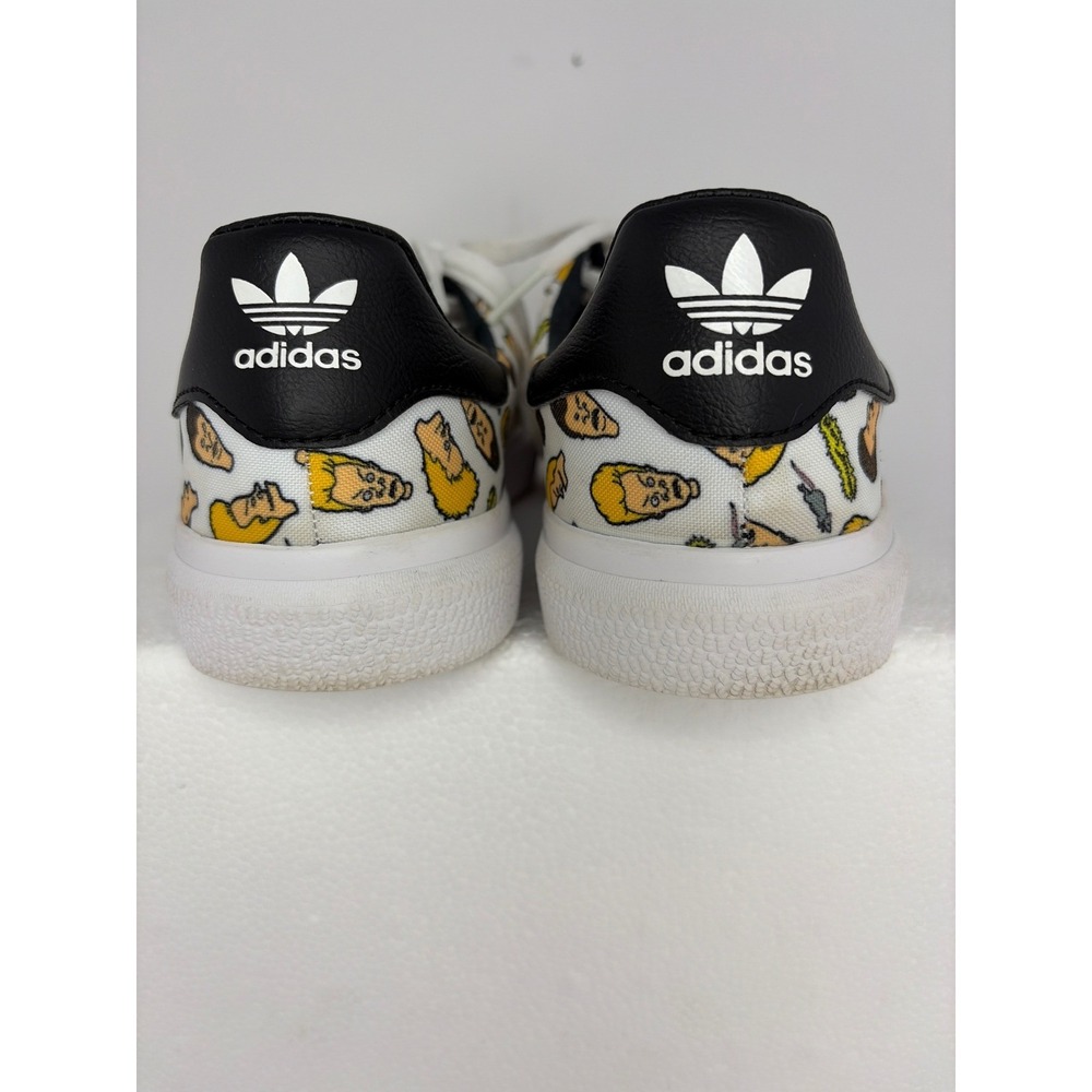 Adidas 3MC Beavis and Butt-Head Skate Shoes White Canvas DB3508 Mens 8.5 - Picture 4 of 10